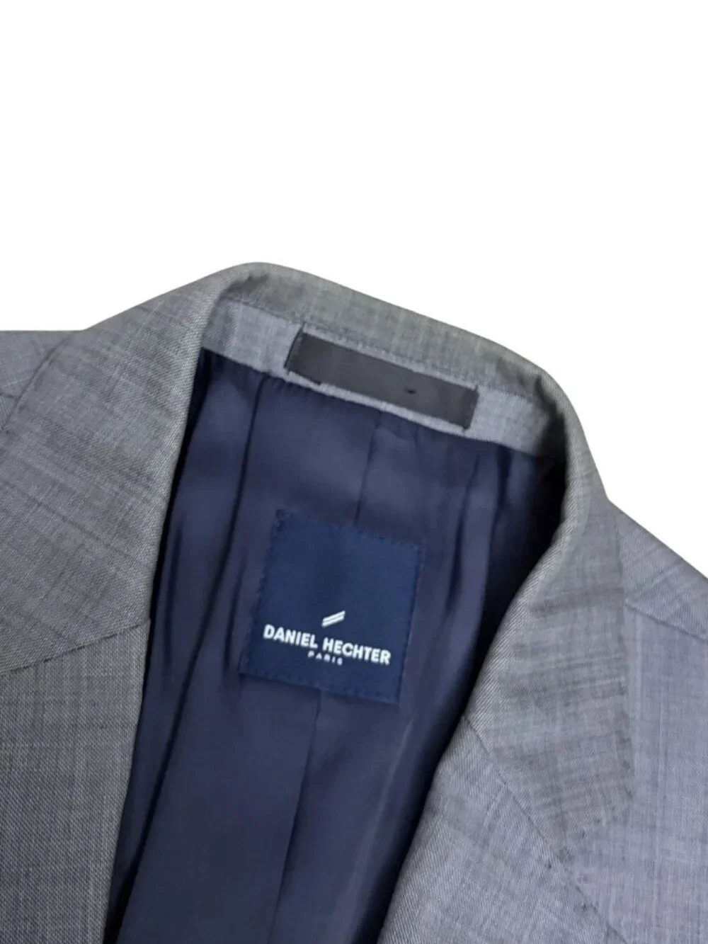 DANIEL HECHTER Blazer Sport Coat Grey Business Casual Work Luxury Jacket 40T